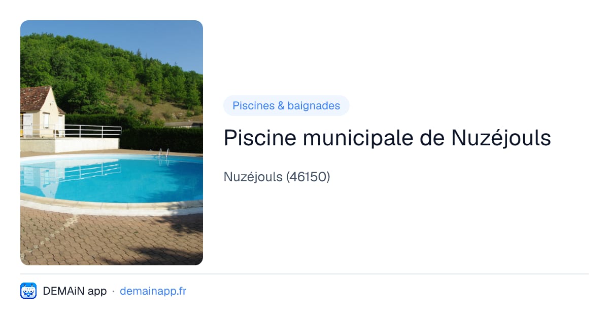 Piscine municipale de Nuzéjouls — Nuzéjouls