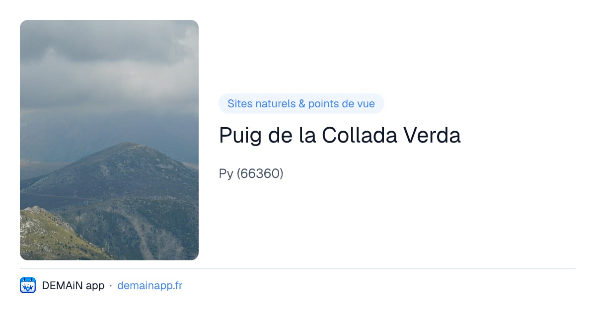 Puig de la Collada Verda — Py