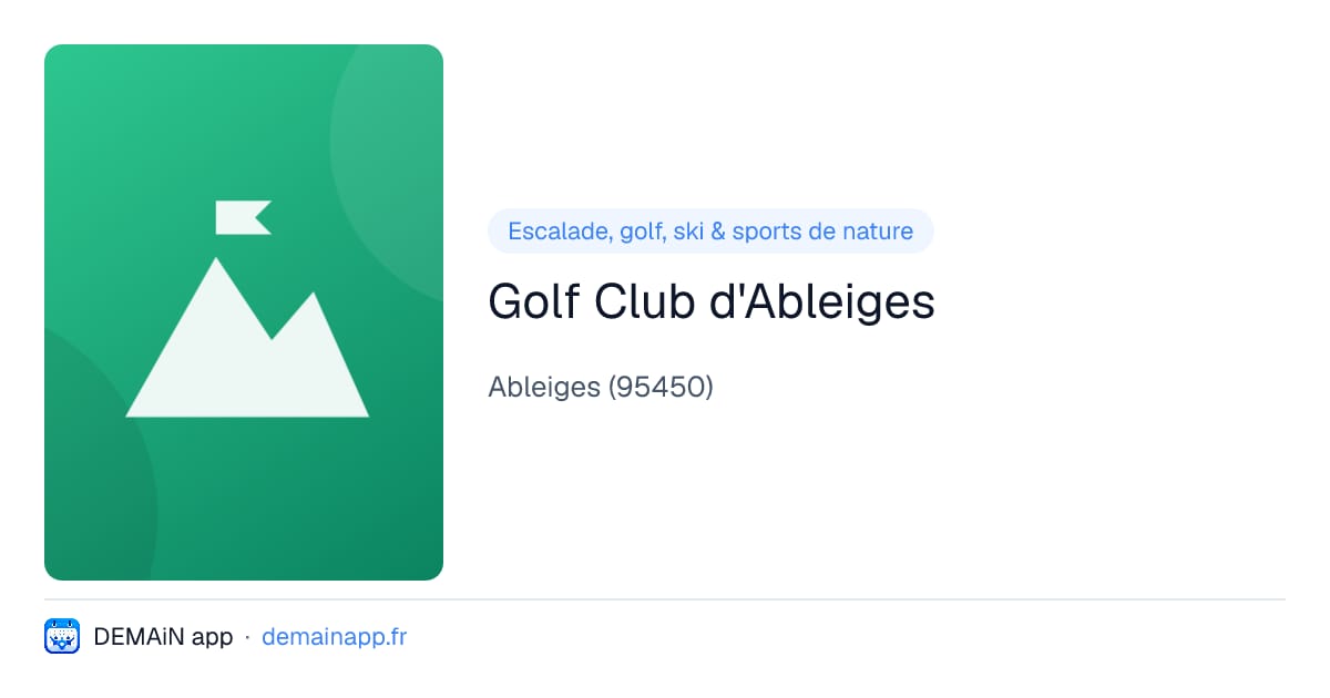 Golf Club d'Ableiges — Ableiges