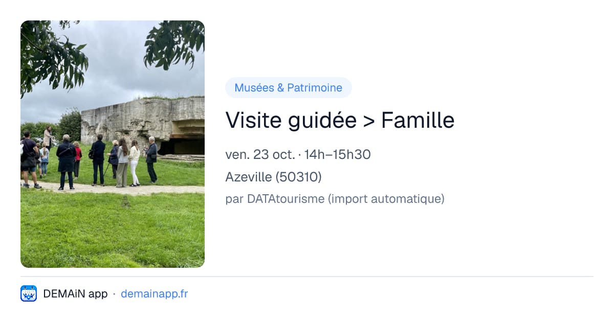 Visite guidée > Famille — Azeville