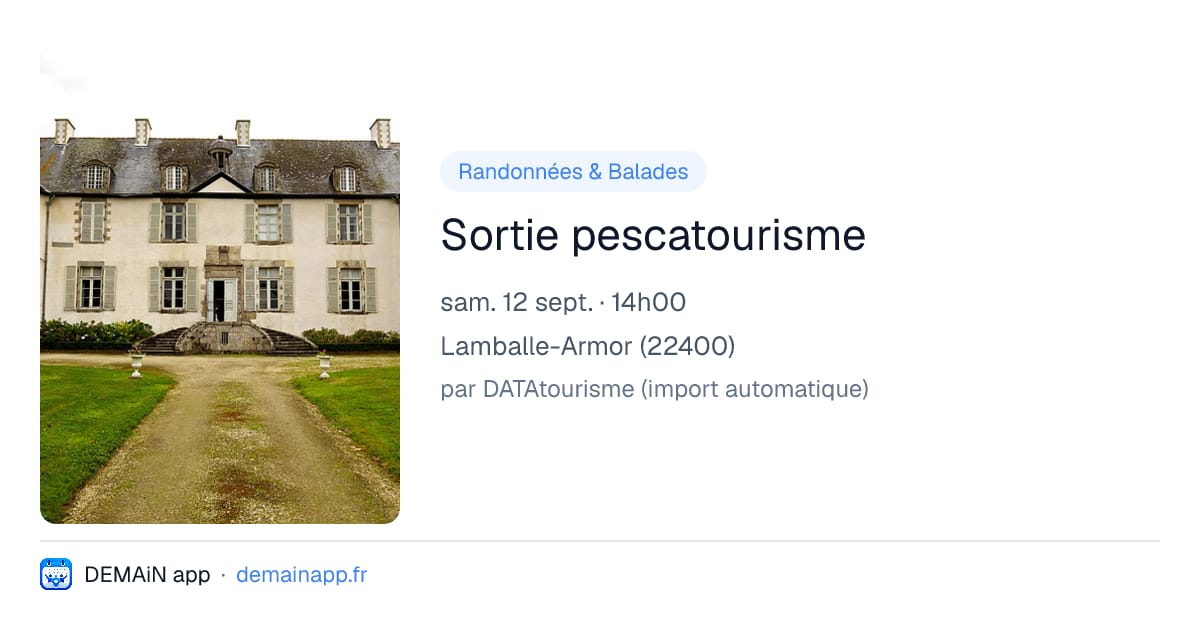 Sortie pescatourisme — Lamballe-Armor