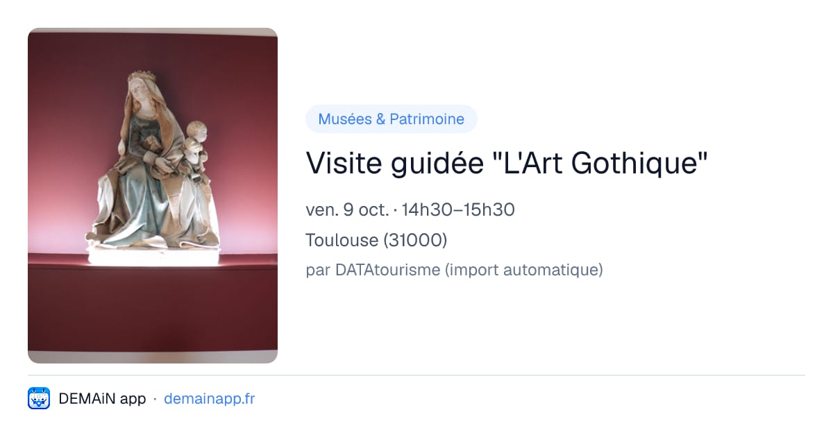Visite guidée "L'Art Gothique" — Toulouse