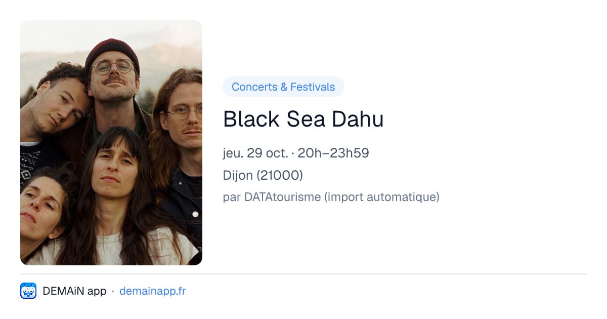 Black Sea Dahu — Dijon