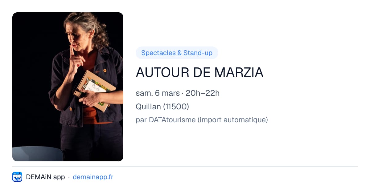 AUTOUR DE MARZIA — Quillan