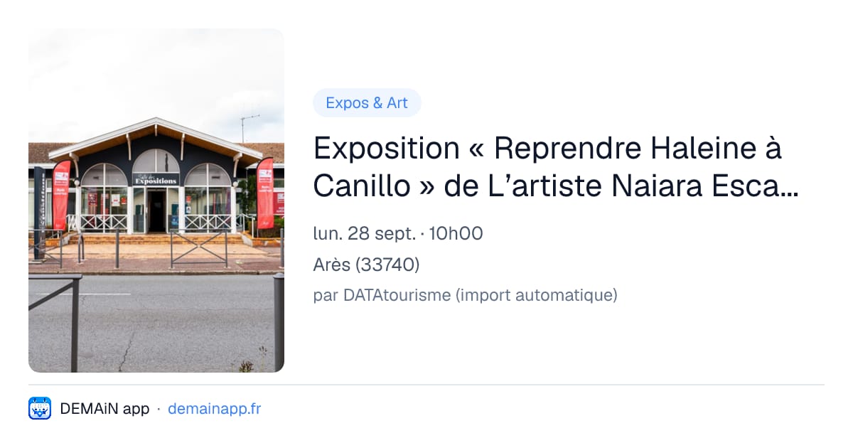 Exposition « Reprendre Haleine à Canillo » de L’artiste Naiara Escabias Oferil — Arès