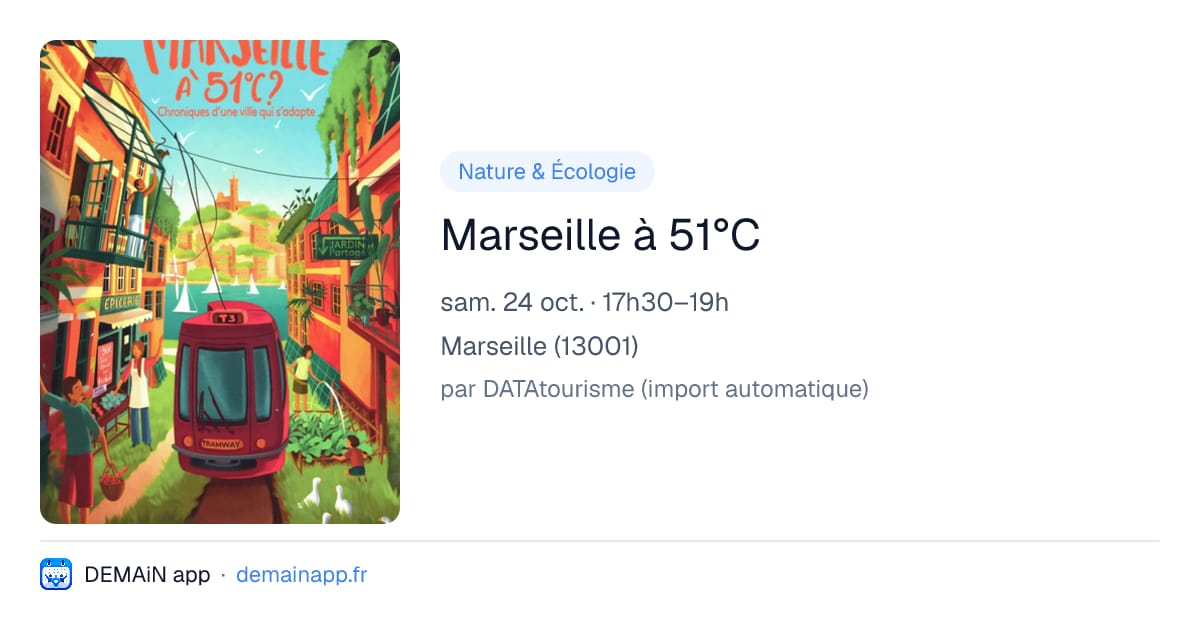 Marseille à 51°C — Marseille