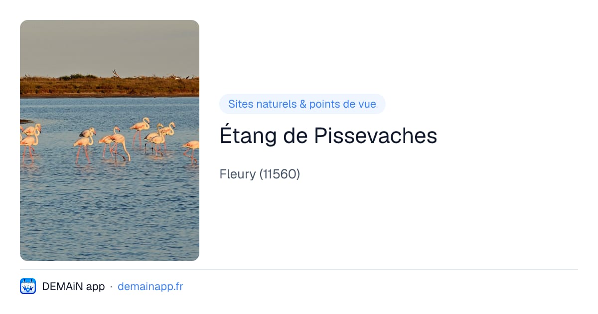Étang de Pissevaches — Fleury