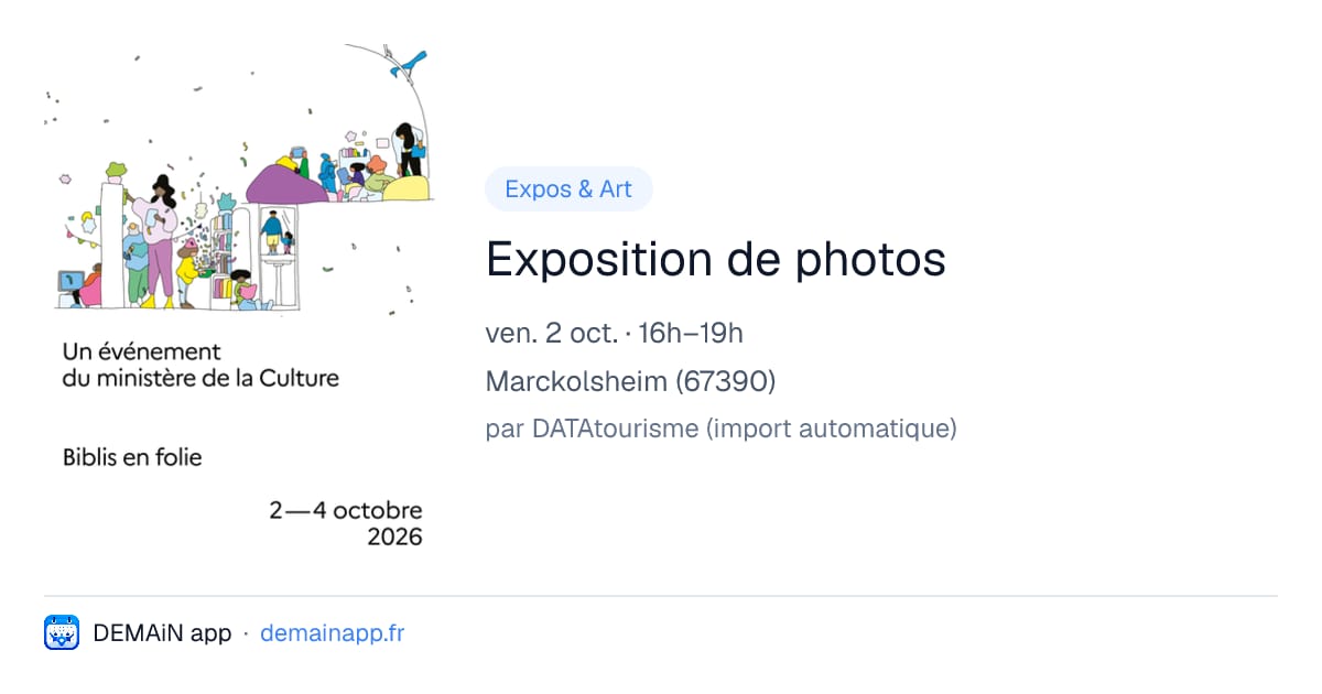 Exposition de photos — Marckolsheim
