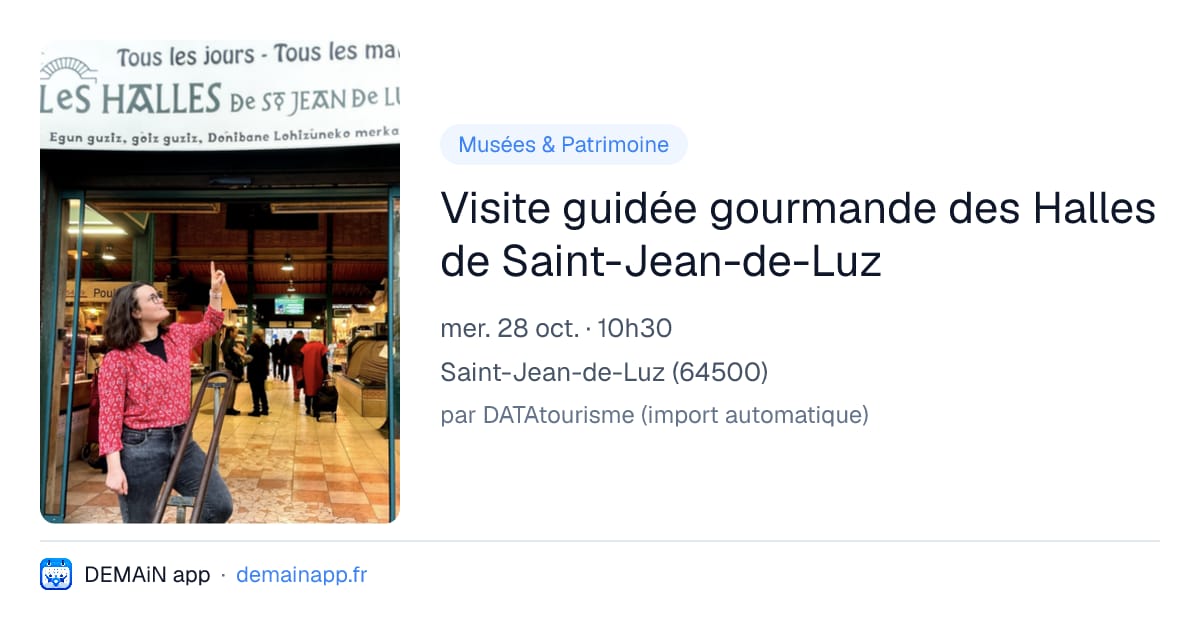 Visite guidée gourmande des Halles de Saint-Jean-de-Luz — Saint-Jean-de-Luz
