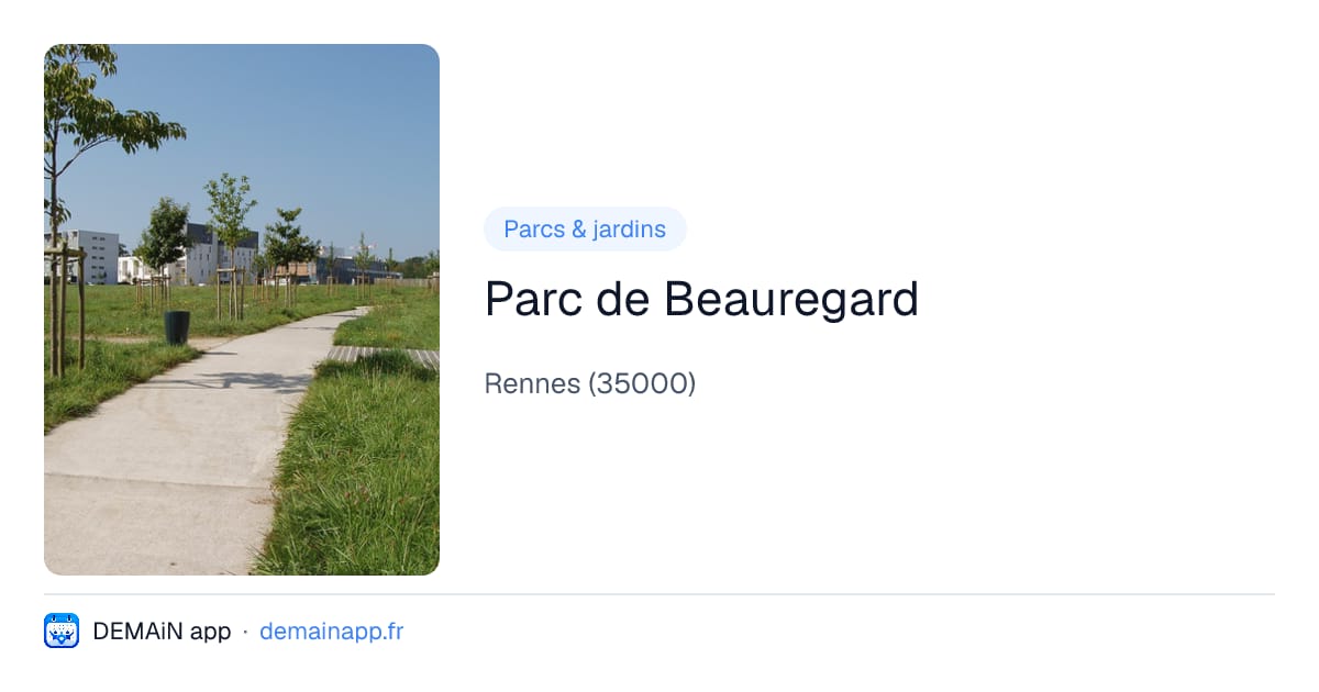 Parc de Beauregard — Rennes