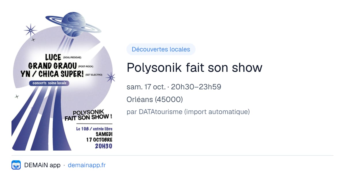 Polysonik fait son show — Orléans