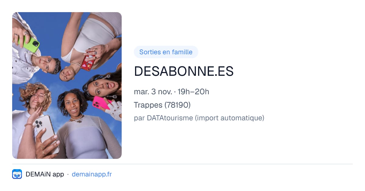 DESABONNE.ES — Trappes