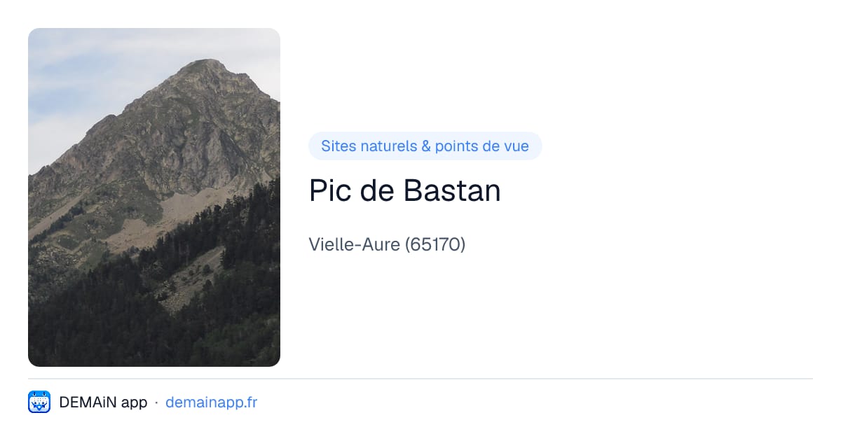 Pic de Bastan — Vielle-Aure