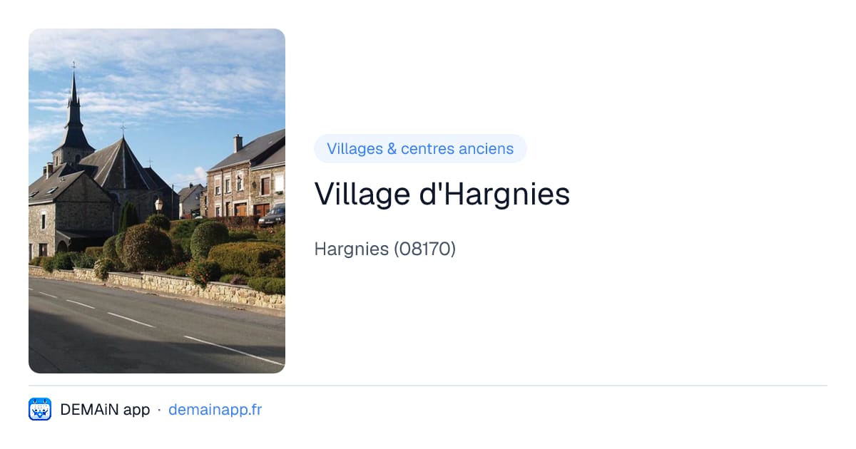 Village d'Hargnies — Hargnies
