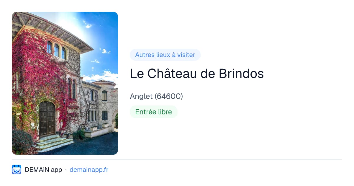 Le Château de Brindos — Anglet