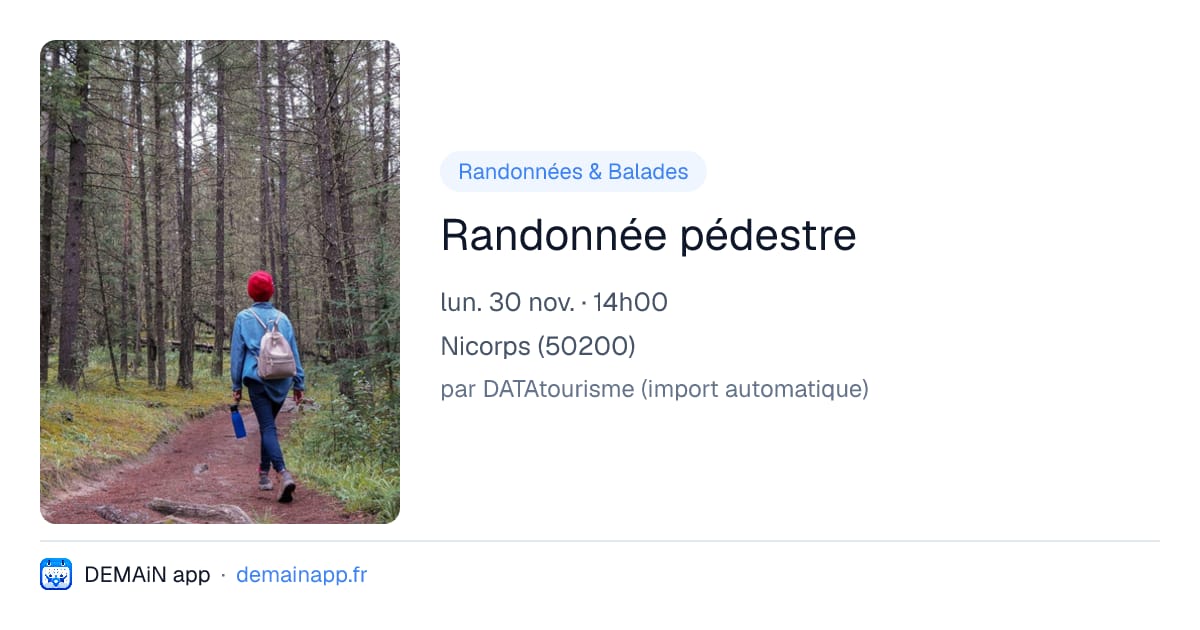 Randonnée pédestre — Nicorps
