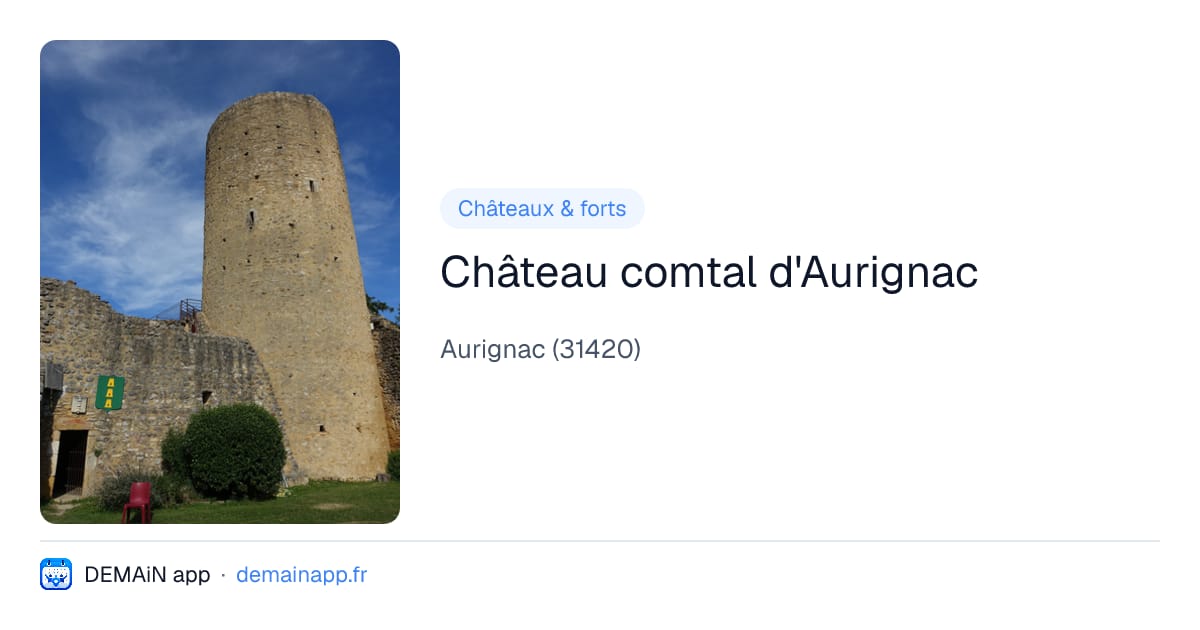 Château comtal d'Aurignac — Aurignac