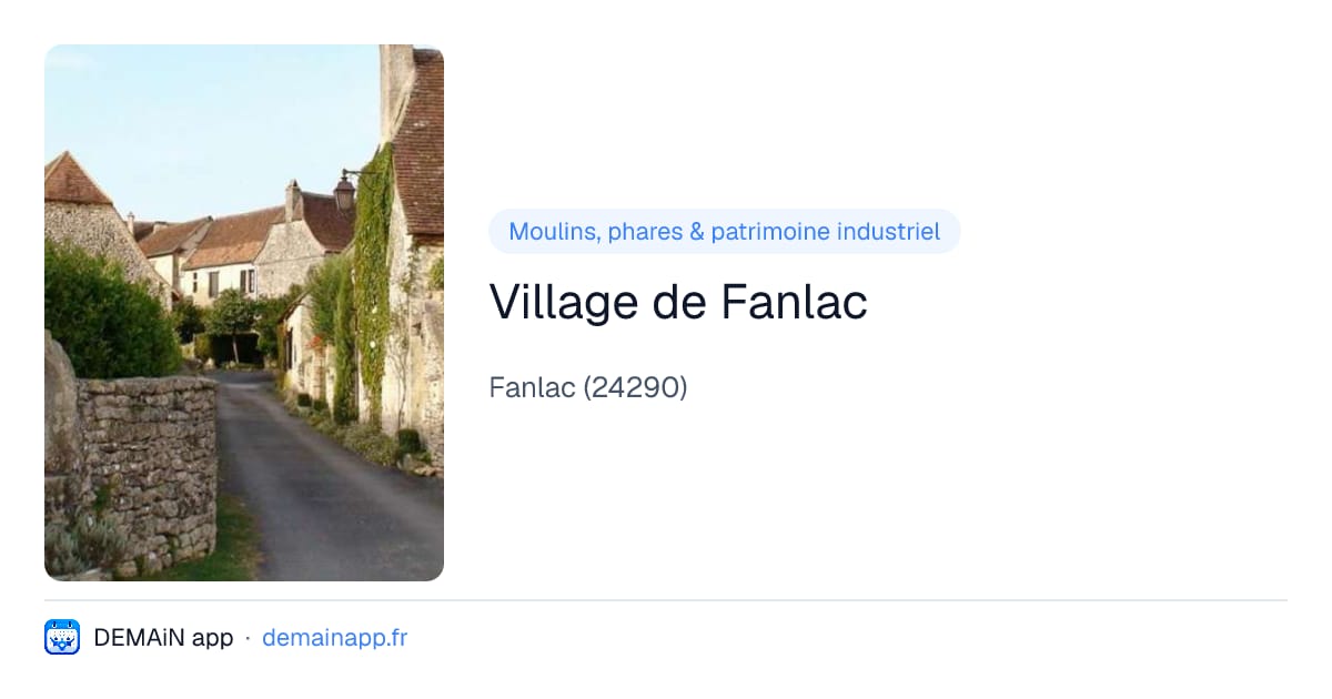 Village de Fanlac — Fanlac