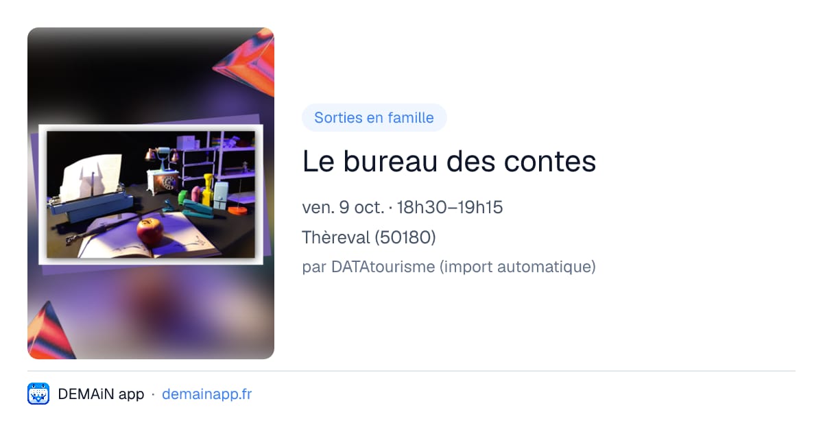 Le bureau des contes — Thèreval