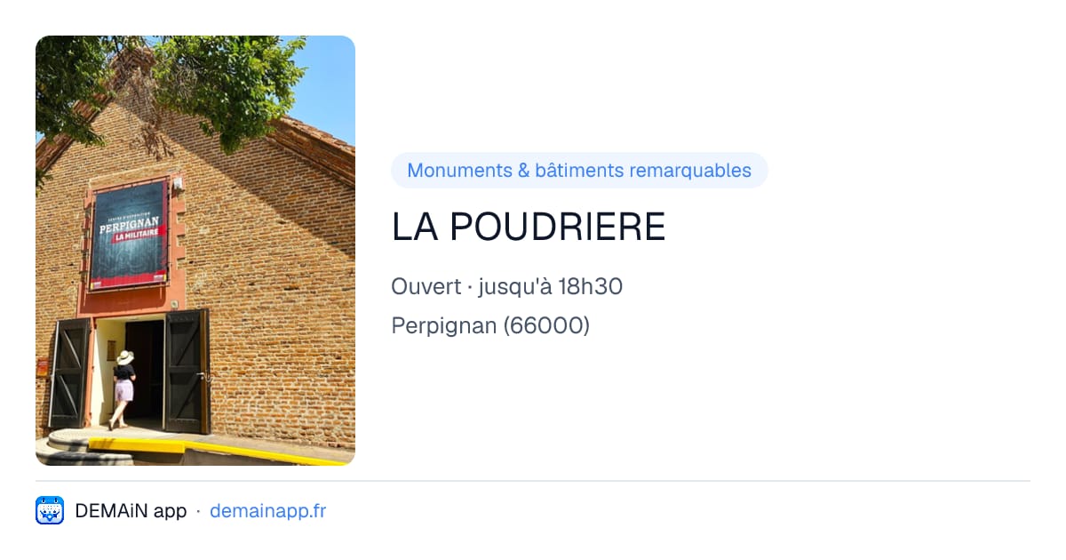 LA POUDRIERE — Perpignan