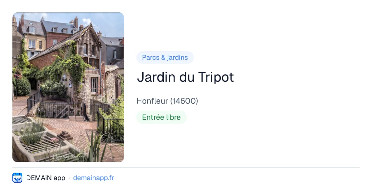 Jardin du Tripot — Honfleur