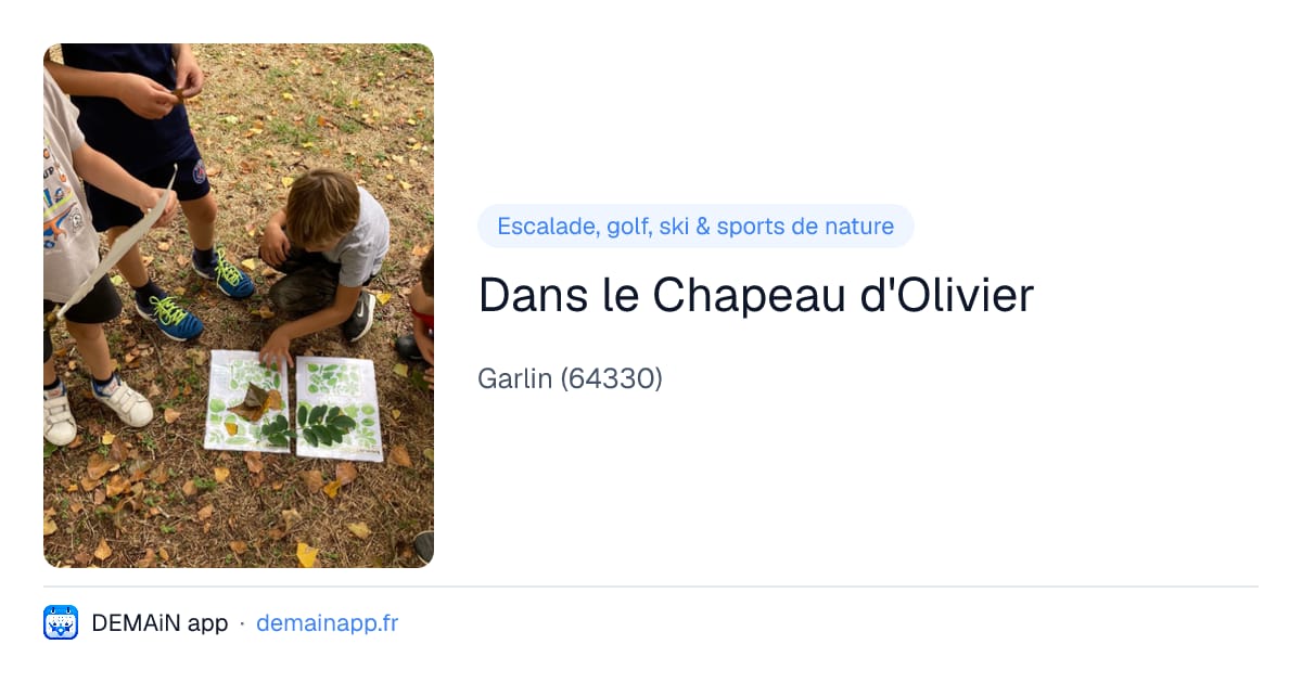 Dans le Chapeau d'Olivier — Garlin