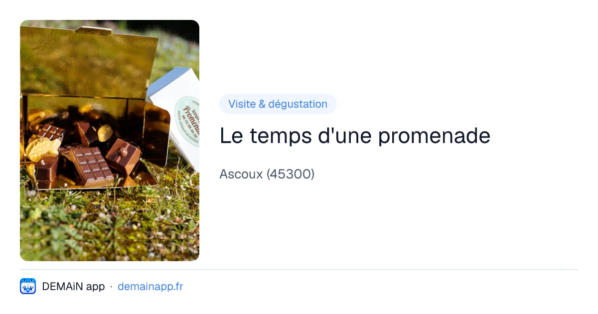 Le temps d'une promenade — Ascoux