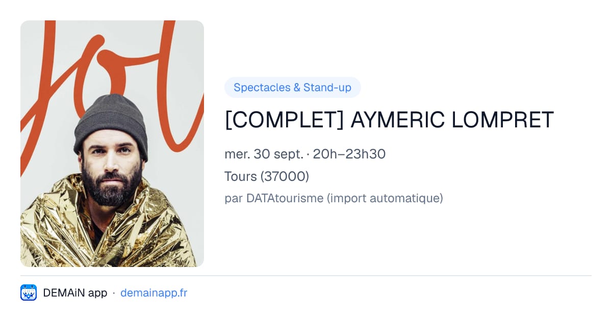 [COMPLET] AYMERIC LOMPRET — Tours