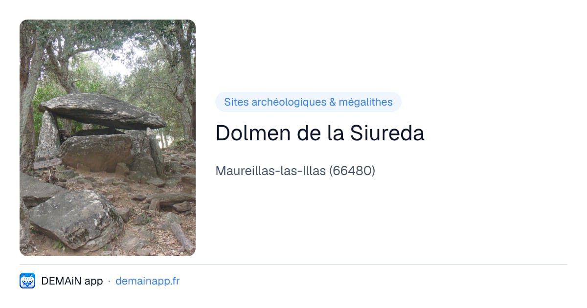 Dolmen de la Siureda — Maureillas-las-Illas
