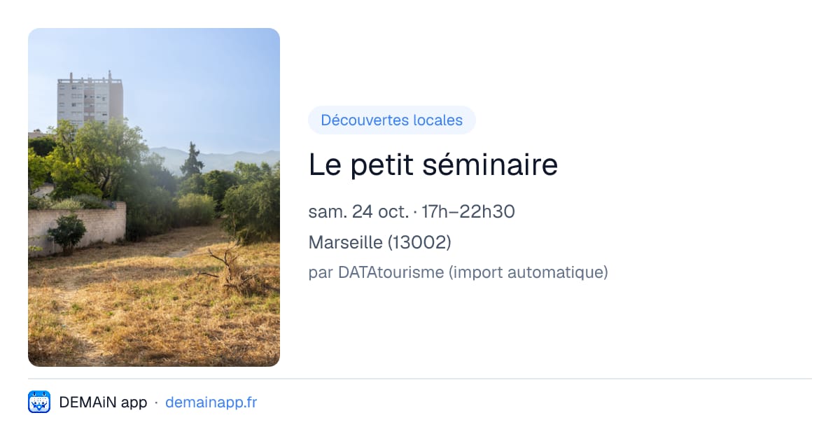 Le petit séminaire — Marseille