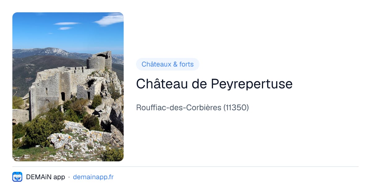 Château de Peyrepertuse — Rouffiac-des-Corbières
