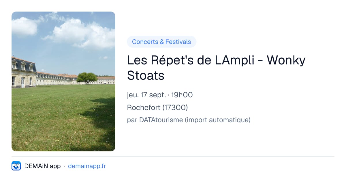 Les Répet's de LAmpli - Wonky Stoats — Rochefort
