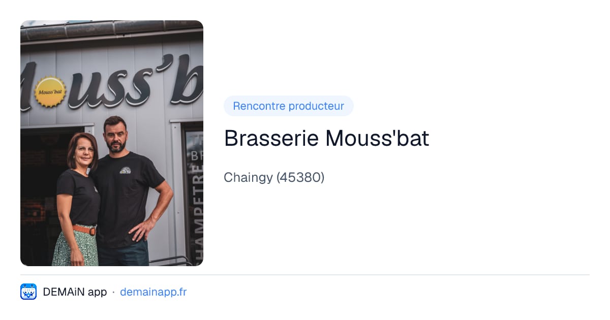 Brasserie Mouss'bat — Chaingy