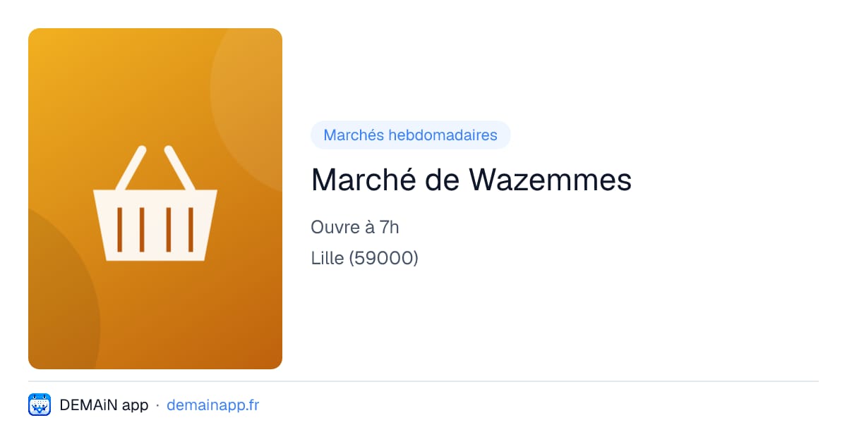Marché de Wazemmes — Lille