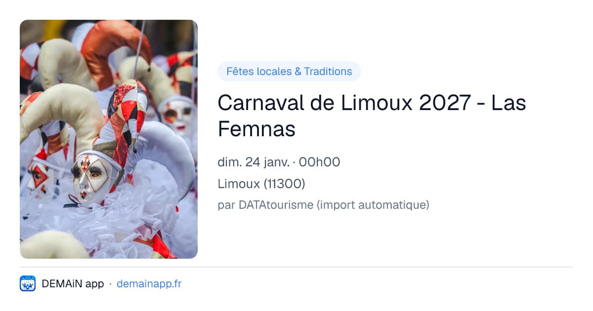Carnaval de Limoux 2027 - Las Femnas — Limoux