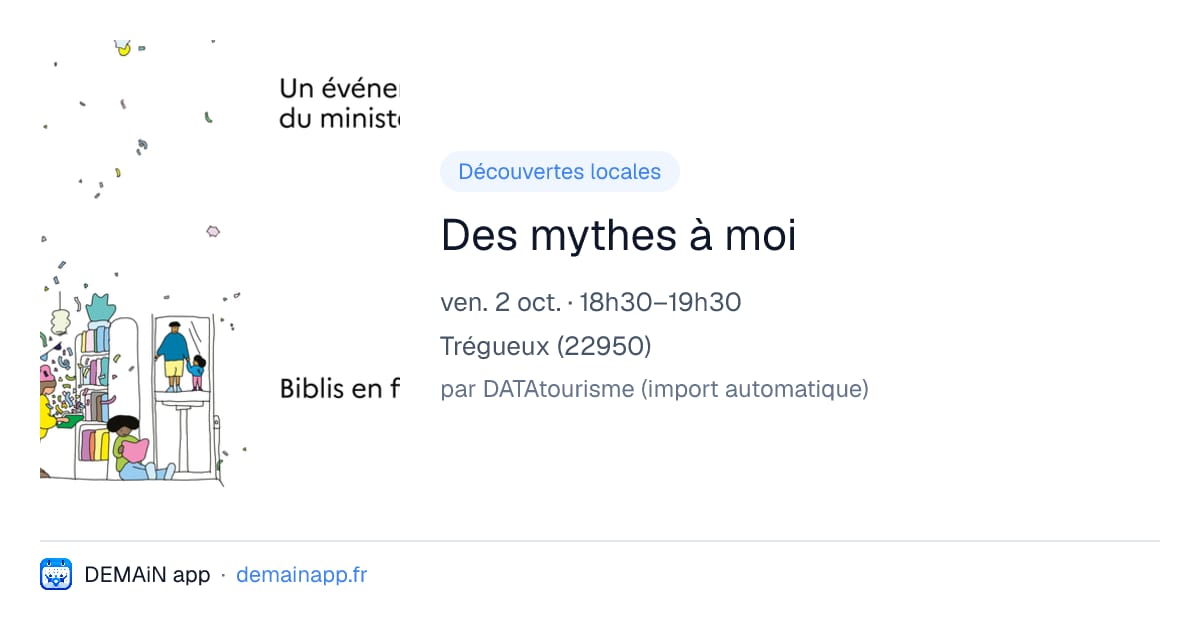 Des mythes à moi — Trégueux