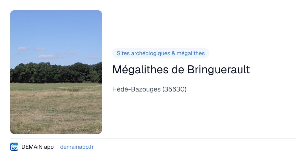 Mégalithes de Bringuerault — Hédé-Bazouges
