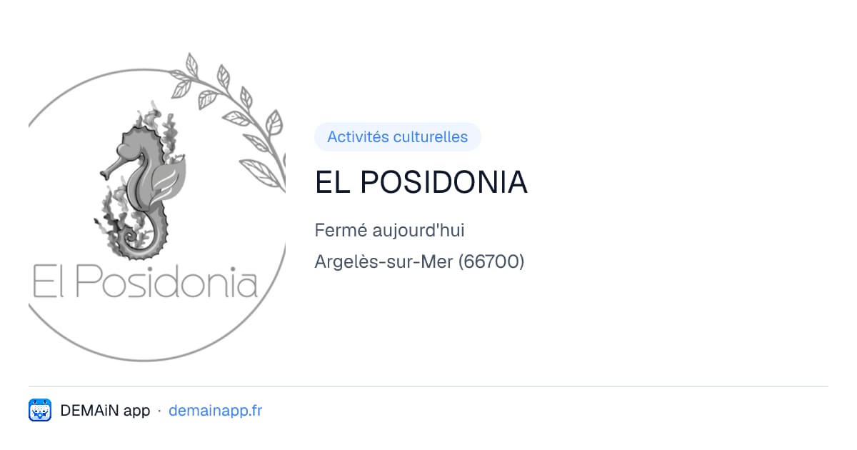 EL POSIDONIA — Argelès-sur-Mer