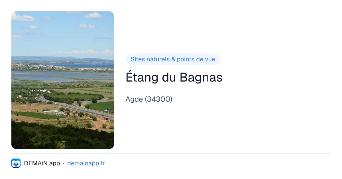 Étang du Bagnas — Agde