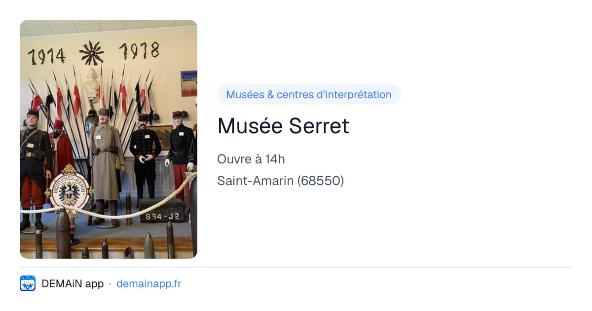 Musée Serret — Saint-Amarin