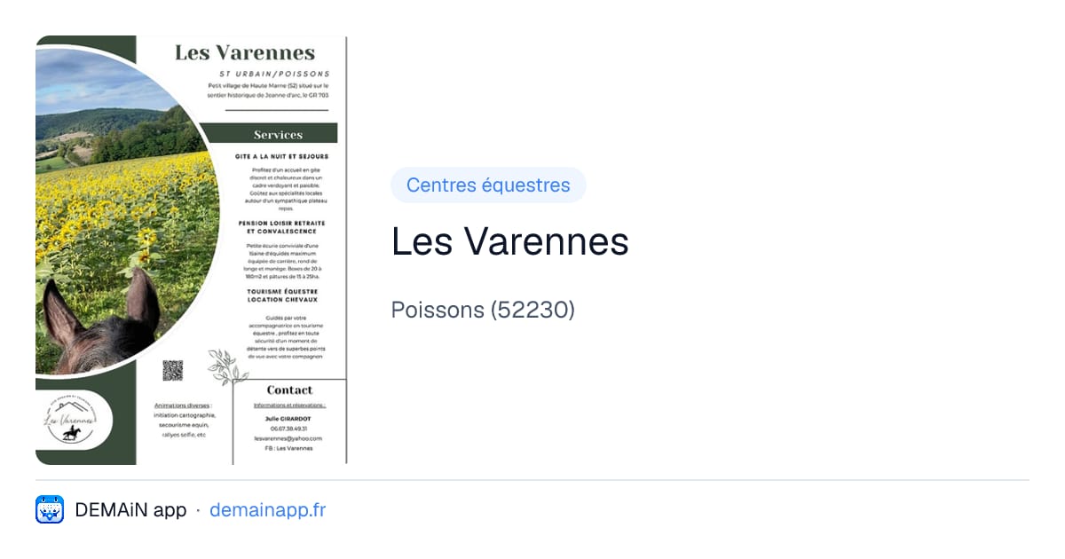 Les Varennes — Poissons