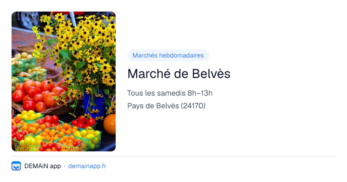 Marché de Belvès — Pays de Belvès