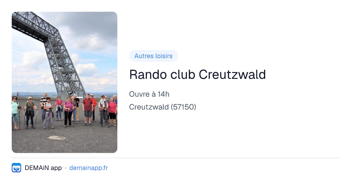Rando club Creutzwald — Creutzwald