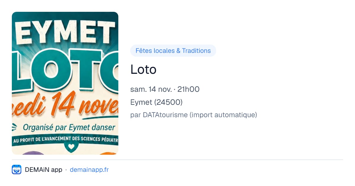 Loto — Eymet
