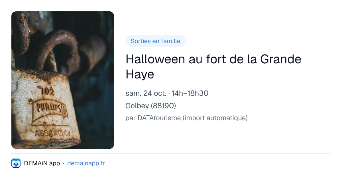 Halloween au fort de la Grande Haye — Golbey