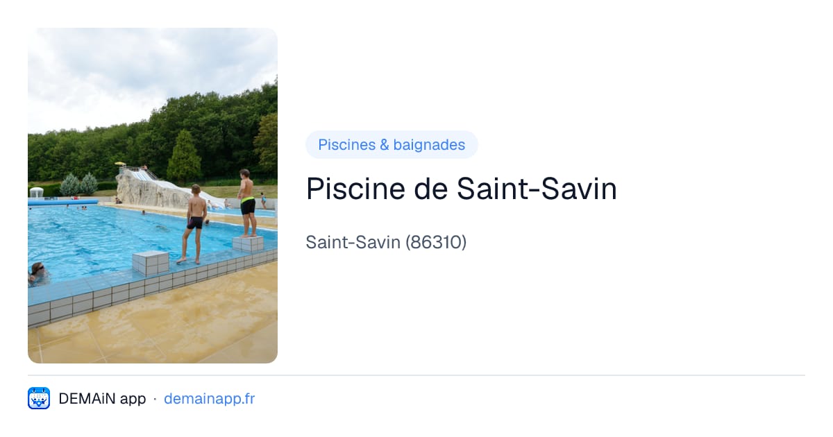 Piscine de Saint-Savin — Saint-Savin