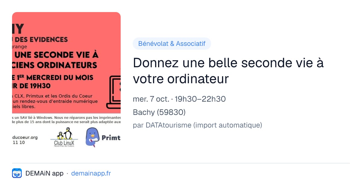 Donnez une belle seconde vie à votre ordinateur — Bachy