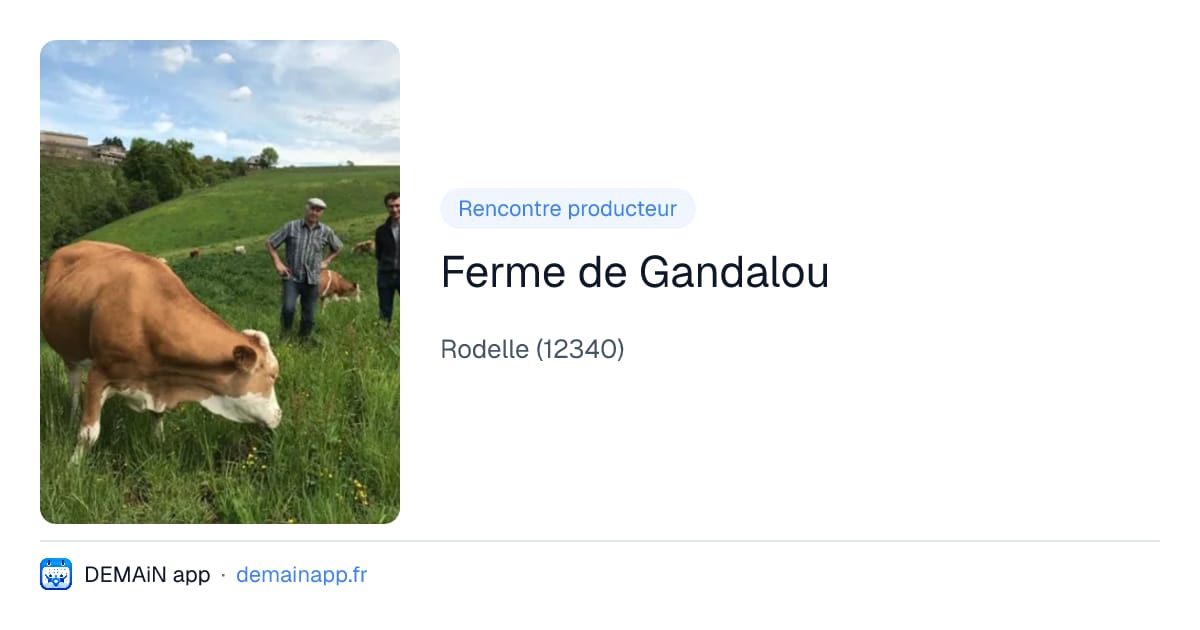 Ferme de Gandalou — Rodelle