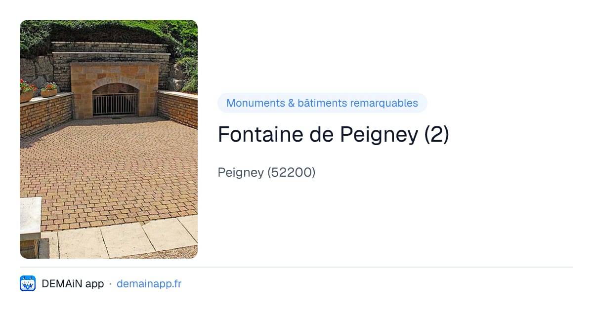 Fontaine de Peigney (2) — Peigney