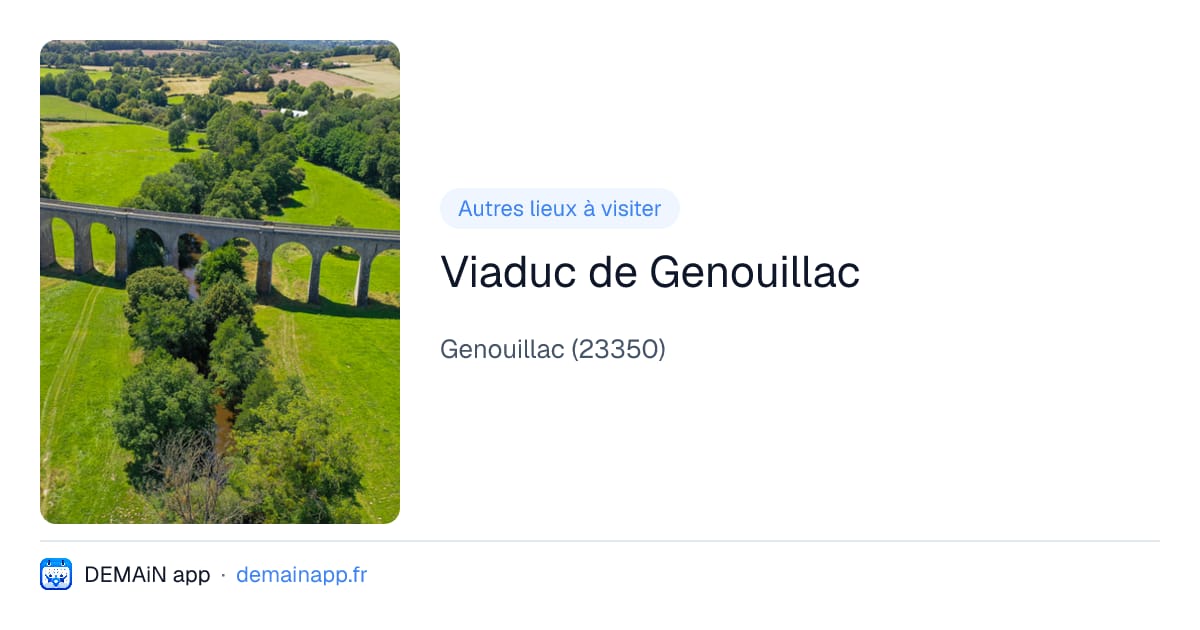 Viaduc de Genouillac — Genouillac
